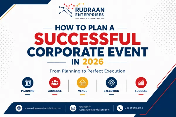 How to plan a successful corporate event in 2026 by Rudraan Events & Exhibitions