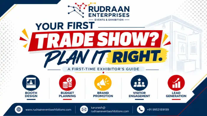 Trade show planning guide for first-time exhibitors by Rudraan Events & Exhibitions